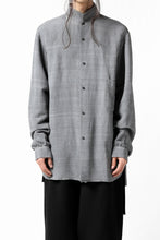 画像をギャラリービューアに読み込む, COLINA GARDENER SHIRT / SLUB SILK (SUMI DYED)