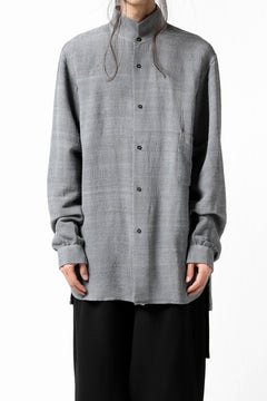 画像をギャラリービューアに読み込む, COLINA GARDENER SHIRT / SLUB SILK (SUMI DYED)