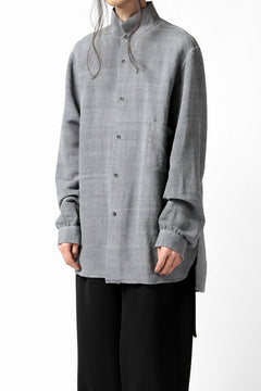 画像をギャラリービューアに読み込む, COLINA GARDENER SHIRT / SLUB SILK (SUMI DYED)