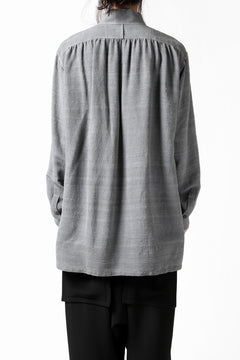 画像をギャラリービューアに読み込む, COLINA GARDENER SHIRT / SLUB SILK (SUMI DYED)