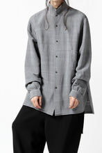 画像をギャラリービューアに読み込む, COLINA GARDENER SHIRT / SLUB SILK (SUMI DYED)