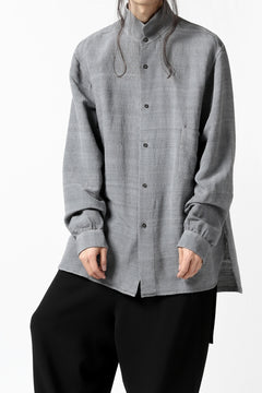 画像をギャラリービューアに読み込む, COLINA GARDENER SHIRT / SLUB SILK (SUMI DYED)