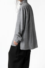 画像をギャラリービューアに読み込む, COLINA GARDENER SHIRT / SLUB SILK (SUMI DYED)