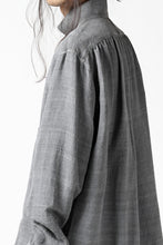 画像をギャラリービューアに読み込む, COLINA GARDENER SHIRT / SLUB SILK (SUMI DYED)