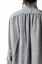 画像をギャラリービューアに読み込む, COLINA GARDENER SHIRT / SLUB SILK (SUMI DYED)