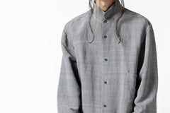 画像をギャラリービューアに読み込む, COLINA GARDENER SHIRT / SLUB SILK (SUMI DYED)