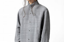 画像をギャラリービューアに読み込む, COLINA GARDENER SHIRT / SLUB SILK (SUMI DYED)