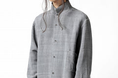 画像をギャラリービューアに読み込む, COLINA GARDENER SHIRT / SLUB SILK (SUMI DYED)