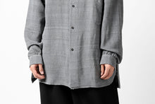 画像をギャラリービューアに読み込む, COLINA GARDENER SHIRT / SLUB SILK (SUMI DYED)