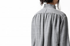画像をギャラリービューアに読み込む, COLINA GARDENER SHIRT / SLUB SILK (SUMI DYED)