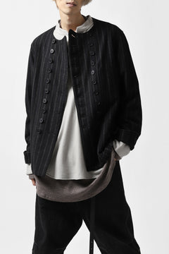 画像をギャラリービューアに読み込む, COLINA BANDED COLLAR PULLOVER SHIRT / SUPER 140s WASHABLE WOOL (GREIGE)