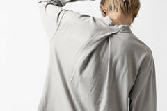 画像をギャラリービューアに読み込む, COLINA BANDED COLLAR PULLOVER SHIRT / SUPER 140s WASHABLE WOOL (GREIGE)