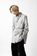 画像をギャラリービューアに読み込む, COLINA BIG MINIMAL SHIRT / ORGANIC SUPIMA COTTON BROX (STONE)