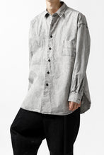 画像をギャラリービューアに読み込む, COLINA BIG MINIMAL SHIRT / ORGANIC SUPIMA COTTON BROX (STONE)