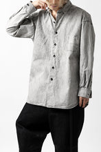 画像をギャラリービューアに読み込む, COLINA BIG MINIMAL SHIRT / ORGANIC SUPIMA COTTON BROX (STONE)