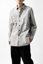 画像をギャラリービューアに読み込む, COLINA BIG MINIMAL SHIRT / ORGANIC SUPIMA COTTON BROX (STONE)