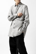 画像をギャラリービューアに読み込む, COLINA BIG MINIMAL SHIRT / ORGANIC SUPIMA COTTON BROX (STONE)