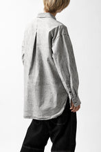 画像をギャラリービューアに読み込む, COLINA BIG MINIMAL SHIRT / ORGANIC SUPIMA COTTON BROX (STONE)