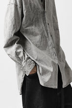 画像をギャラリービューアに読み込む, COLINA BIG MINIMAL SHIRT / ORGANIC SUPIMA COTTON BROX (STONE)