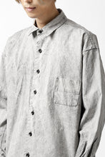 画像をギャラリービューアに読み込む, COLINA BIG MINIMAL SHIRT / ORGANIC SUPIMA COTTON BROX (STONE)