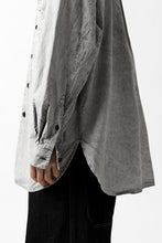 画像をギャラリービューアに読み込む, COLINA BIG MINIMAL SHIRT / ORGANIC SUPIMA COTTON BROX (STONE)