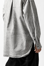 画像をギャラリービューアに読み込む, COLINA BIG MINIMAL SHIRT / ORGANIC SUPIMA COTTON BROX (STONE)