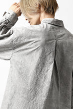 画像をギャラリービューアに読み込む, COLINA BIG MINIMAL SHIRT / ORGANIC SUPIMA COTTON BROX (STONE)