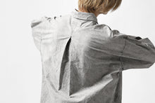 画像をギャラリービューアに読み込む, COLINA BIG MINIMAL SHIRT / ORGANIC SUPIMA COTTON BROX (STONE)
