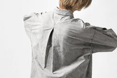 画像をギャラリービューアに読み込む, COLINA BIG MINIMAL SHIRT / ORGANIC SUPIMA COTTON BROX (STONE)