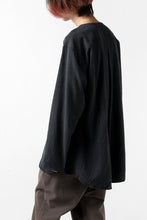 画像をギャラリービューアに読み込む, YUTA MATSUOKA exclusive minimal shirt / noil silk broad (BLACK)