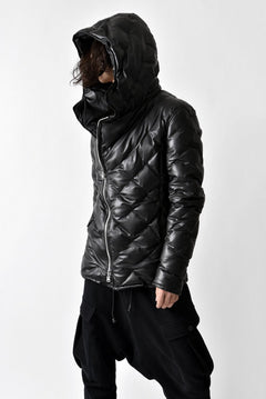 画像をギャラリービューアに読み込む, ISAMU KATAYAMA BACKLASH HOODED DOWN JACKET / KANGAROO + POLISH WHITE GOOSE (BLACK)