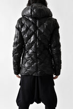 画像をギャラリービューアに読み込む, ISAMU KATAYAMA BACKLASH HOODED DOWN JACKET / KANGAROO + POLISH WHITE GOOSE (BLACK)