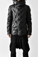 画像をギャラリービューアに読み込む, ISAMU KATAYAMA BACKLASH HOODED DOWN JACKET / KANGAROO + POLISH WHITE GOOSE (BLACK)