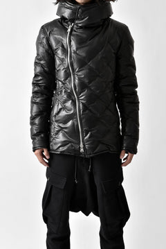 画像をギャラリービューアに読み込む, ISAMU KATAYAMA BACKLASH HOODED DOWN JACKET / KANGAROO + POLISH WHITE GOOSE (BLACK)