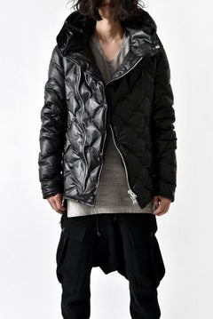 画像をギャラリービューアに読み込む, ISAMU KATAYAMA BACKLASH HOODED DOWN JACKET / KANGAROO + POLISH WHITE GOOSE (BLACK)