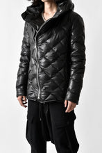 画像をギャラリービューアに読み込む, ISAMU KATAYAMA BACKLASH HOODED DOWN JACKET / KANGAROO + POLISH WHITE GOOSE (BLACK)