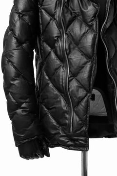 画像をギャラリービューアに読み込む, ISAMU KATAYAMA BACKLASH HOODED DOWN JACKET / KANGAROO + POLISH WHITE GOOSE (BLACK)