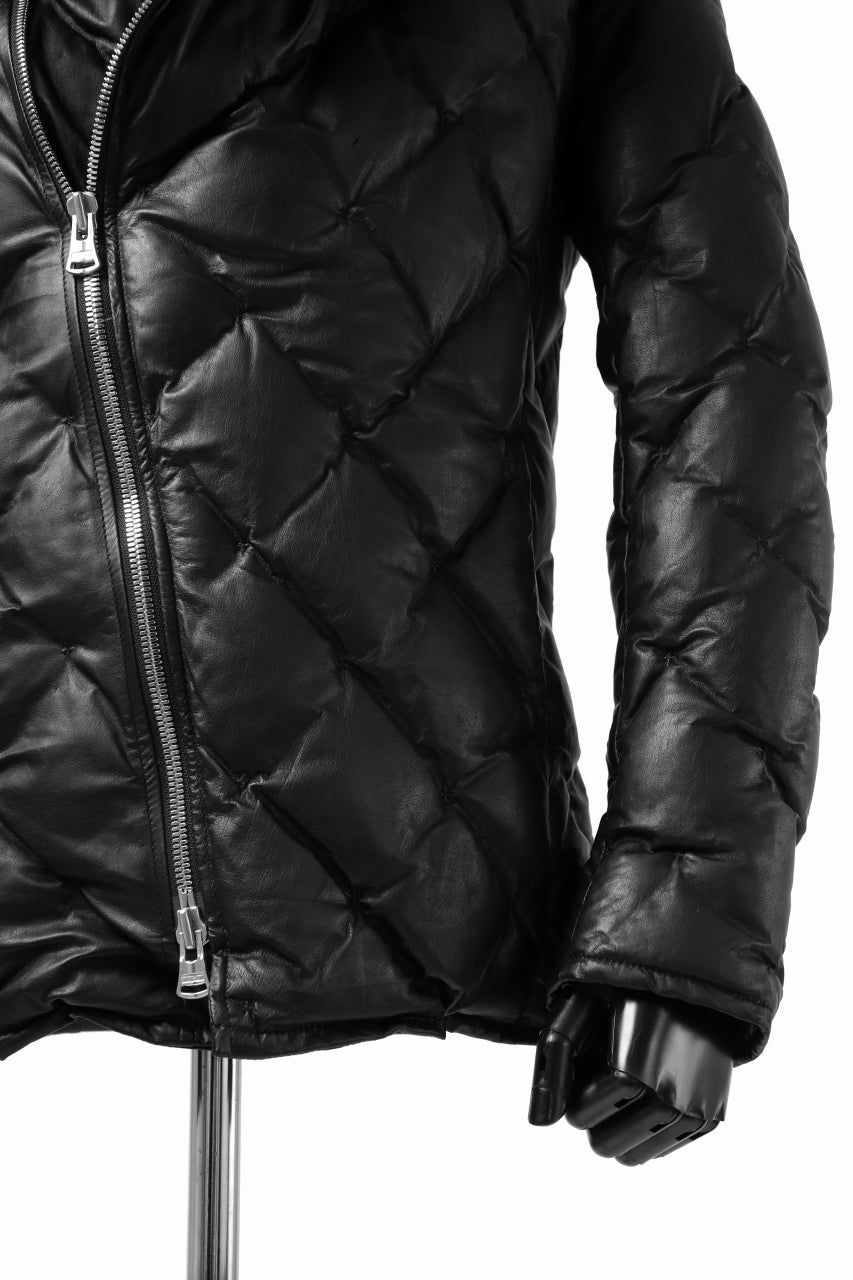 画像をギャラリービューアに読み込む, ISAMU KATAYAMA BACKLASH HOODED DOWN JACKET / KANGAROO + POLISH WHITE GOOSE (BLACK)