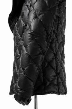 画像をギャラリービューアに読み込む, ISAMU KATAYAMA BACKLASH HOODED DOWN JACKET / KANGAROO + POLISH WHITE GOOSE (BLACK)