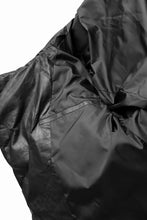 画像をギャラリービューアに読み込む, ISAMU KATAYAMA BACKLASH HOODED DOWN JACKET / KANGAROO + POLISH WHITE GOOSE (BLACK)