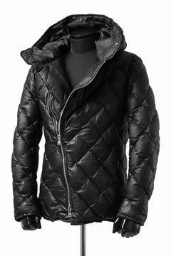 画像をギャラリービューアに読み込む, ISAMU KATAYAMA BACKLASH HOODED DOWN JACKET / KANGAROO + POLISH WHITE GOOSE (BLACK)