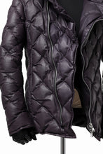 画像をギャラリービューアに読み込む, ISAMU KATAYAMA BACKLASH HOODED DOWN JACKET / KANGAROO + POLISH WHITE GOOSE (PURPLE)