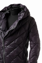 画像をギャラリービューアに読み込む, ISAMU KATAYAMA BACKLASH HOODED DOWN JACKET / KANGAROO + POLISH WHITE GOOSE (PURPLE)