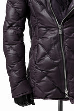 画像をギャラリービューアに読み込む, ISAMU KATAYAMA BACKLASH HOODED DOWN JACKET / KANGAROO + POLISH WHITE GOOSE (PURPLE)