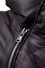 画像をギャラリービューアに読み込む, ISAMU KATAYAMA BACKLASH HOODED DOWN JACKET / KANGAROO + POLISH WHITE GOOSE (PURPLE)
