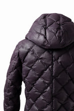 画像をギャラリービューアに読み込む, ISAMU KATAYAMA BACKLASH HOODED DOWN JACKET / KANGAROO + POLISH WHITE GOOSE (PURPLE)