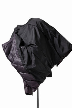 画像をギャラリービューアに読み込む, ISAMU KATAYAMA BACKLASH HOODED DOWN JACKET / KANGAROO + POLISH WHITE GOOSE (PURPLE)