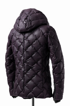 画像をギャラリービューアに読み込む, ISAMU KATAYAMA BACKLASH HOODED DOWN JACKET / KANGAROO + POLISH WHITE GOOSE (PURPLE)