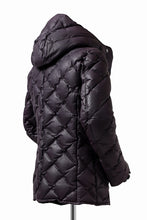 画像をギャラリービューアに読み込む, ISAMU KATAYAMA BACKLASH HOODED DOWN JACKET / KANGAROO + POLISH WHITE GOOSE (PURPLE)