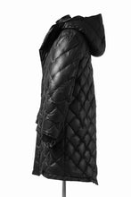 画像をギャラリービューアに読み込む, ISAMU KATAYAMA BACKLASH HOODED DOWN COAT / KANGAROO + POLISH WHITE GOOSE (BLACK)